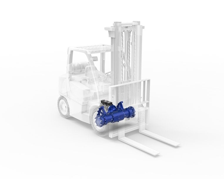 Dana Unveils New Electric Motor, Drive Axle for Lift Trucks 